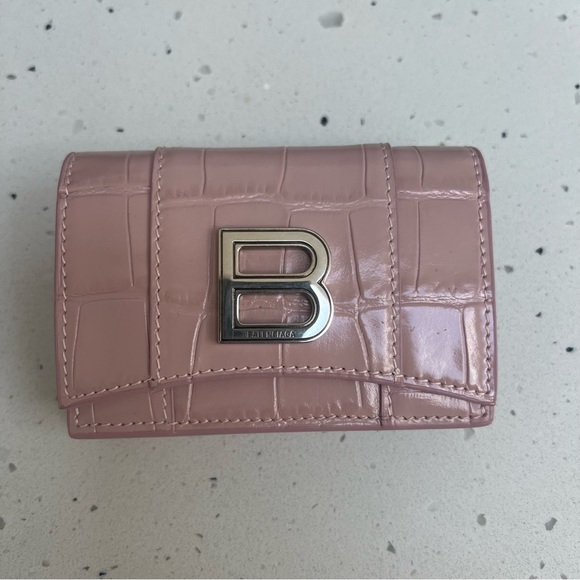 Balenciaga hourglass trifold mini wallet - Picture 2 of 7